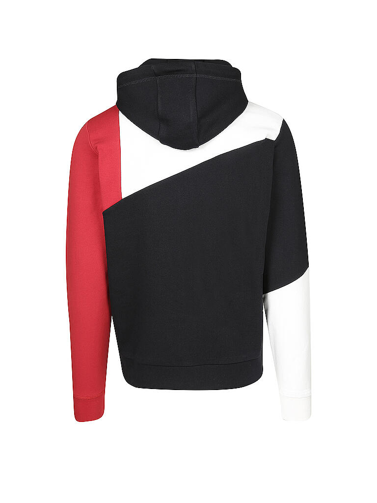 TOMMY SPORT | Herren Fitnessjacke Color Block Hoodie Cool | blau