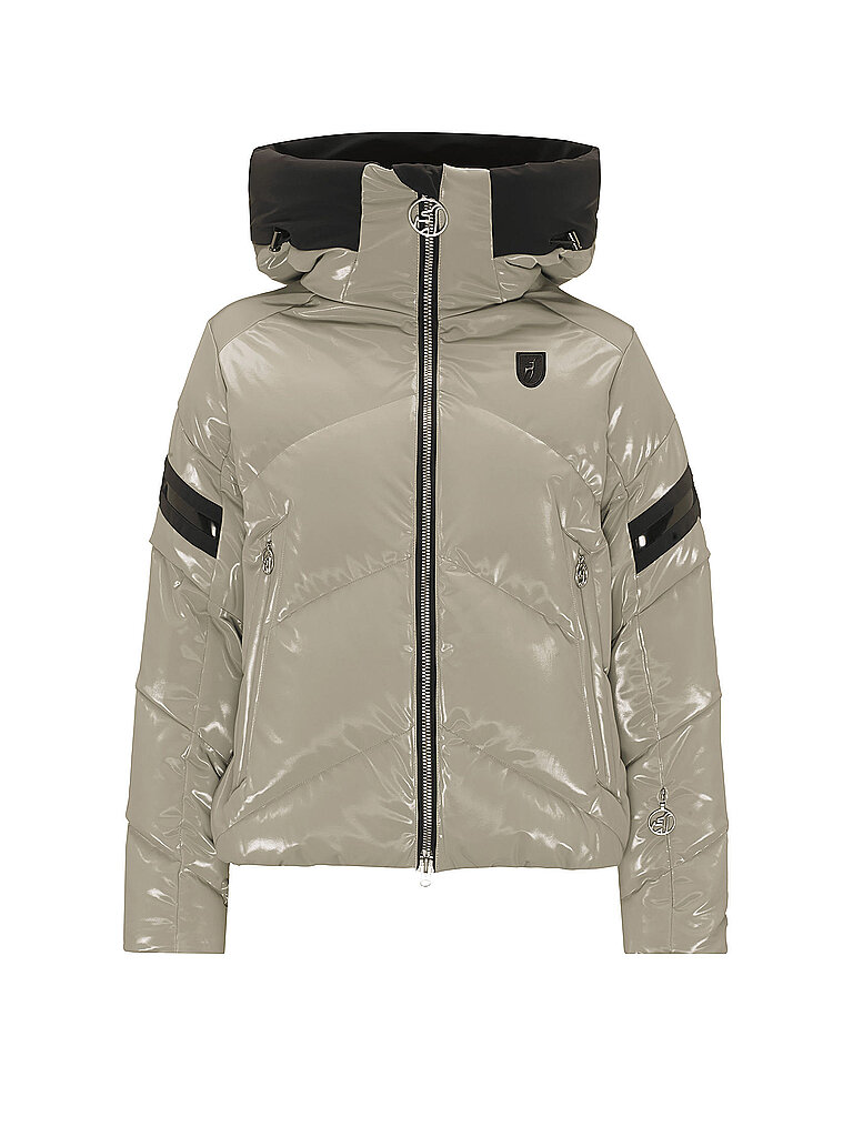 TONI SAILER Jacke Glimmer Stretch 3D-Details Beige