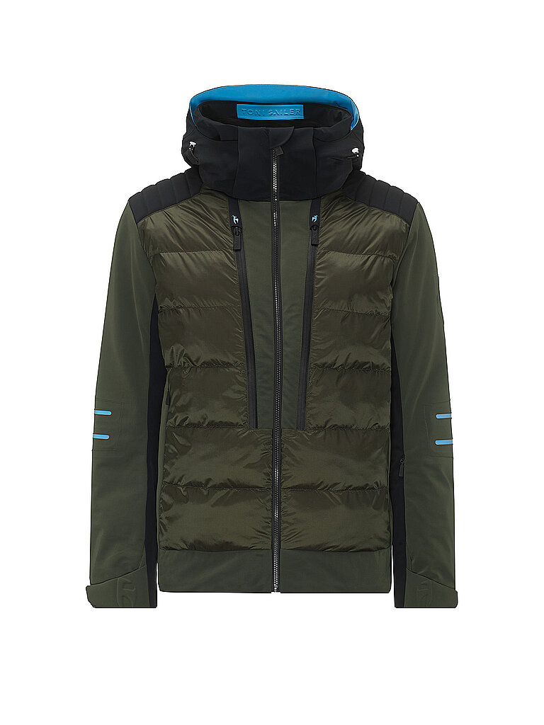 TONI SAILER Skijacke 4-Way Stretch Nylon Ripstop Dunkelgrün