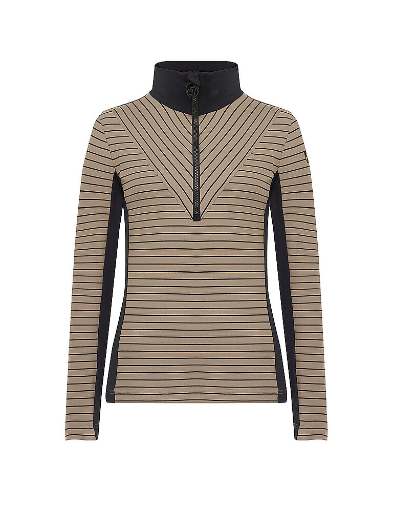 TONI SAILER Damen Unterzieh Zipshirt Lotta hellbraun | 36