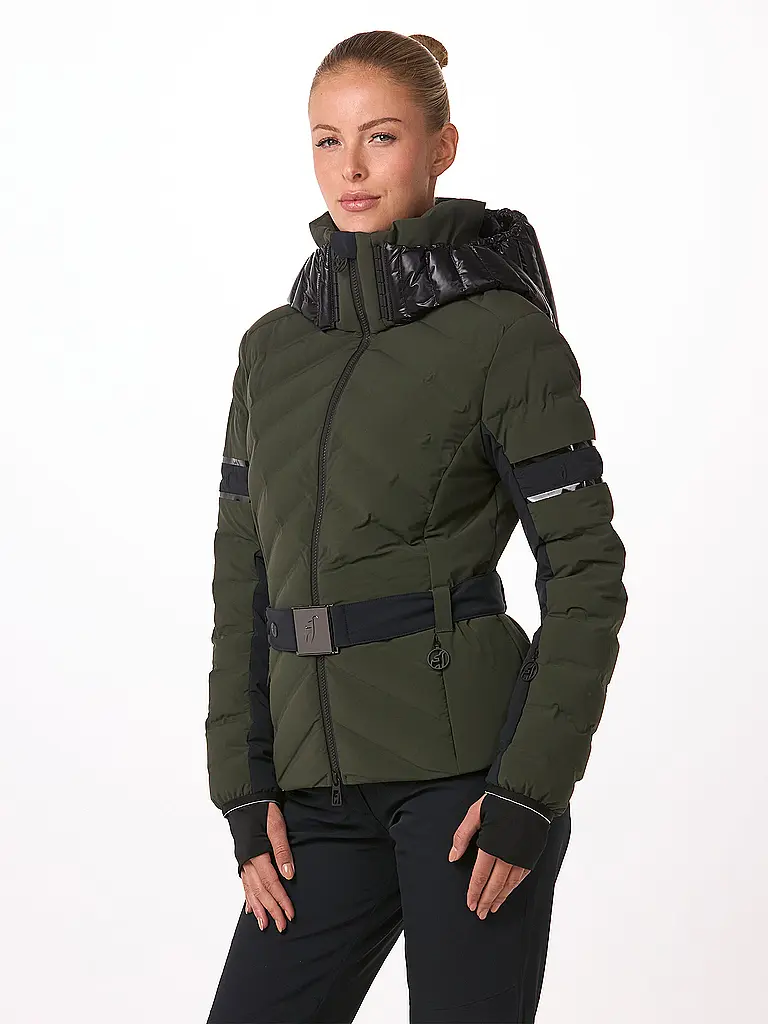 TONI SAILER | Damen Skijacke Corinne | dunkelgrün