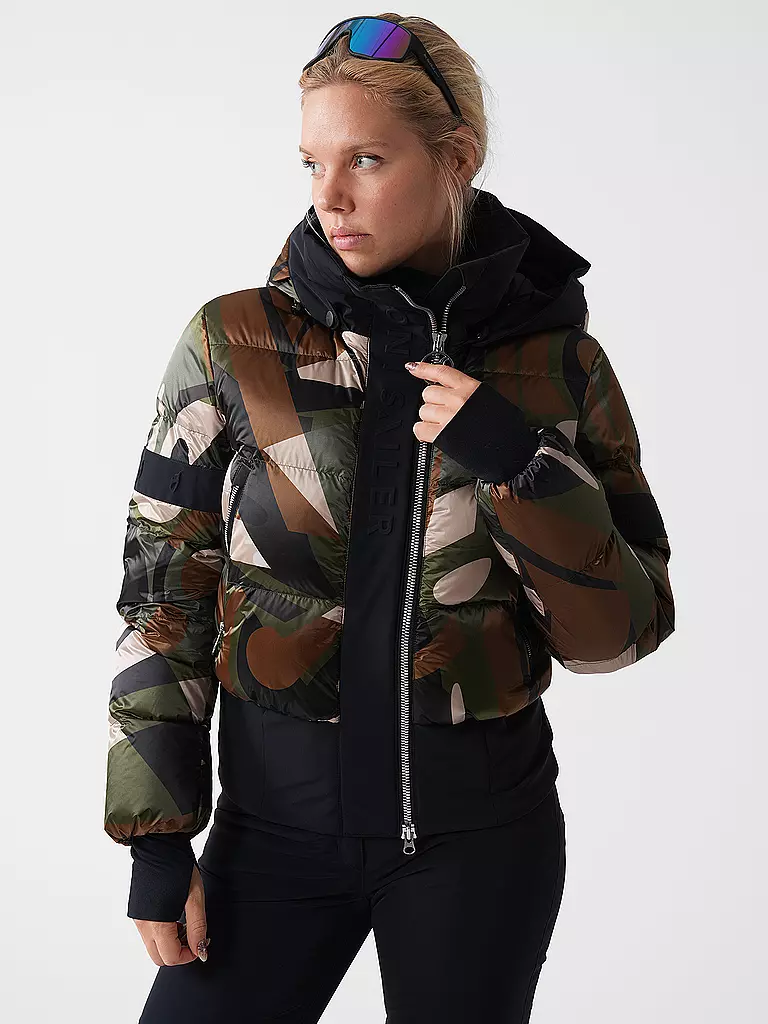TONI SAILER | Damen Skijacke Loretta Print | bunt