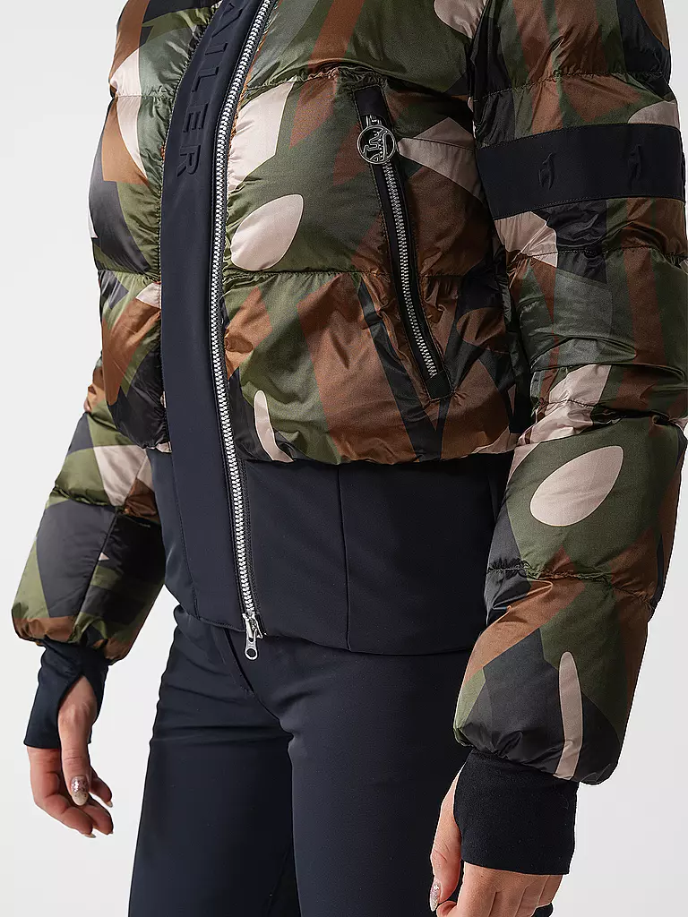 TONI SAILER | Damen Skijacke Loretta Print | bunt