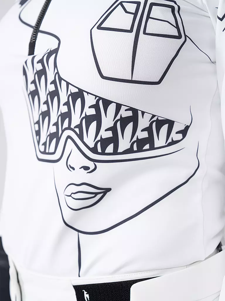 TONI SAILER | Damen Unterzieh Zipshirt Amie Gondola | weiss