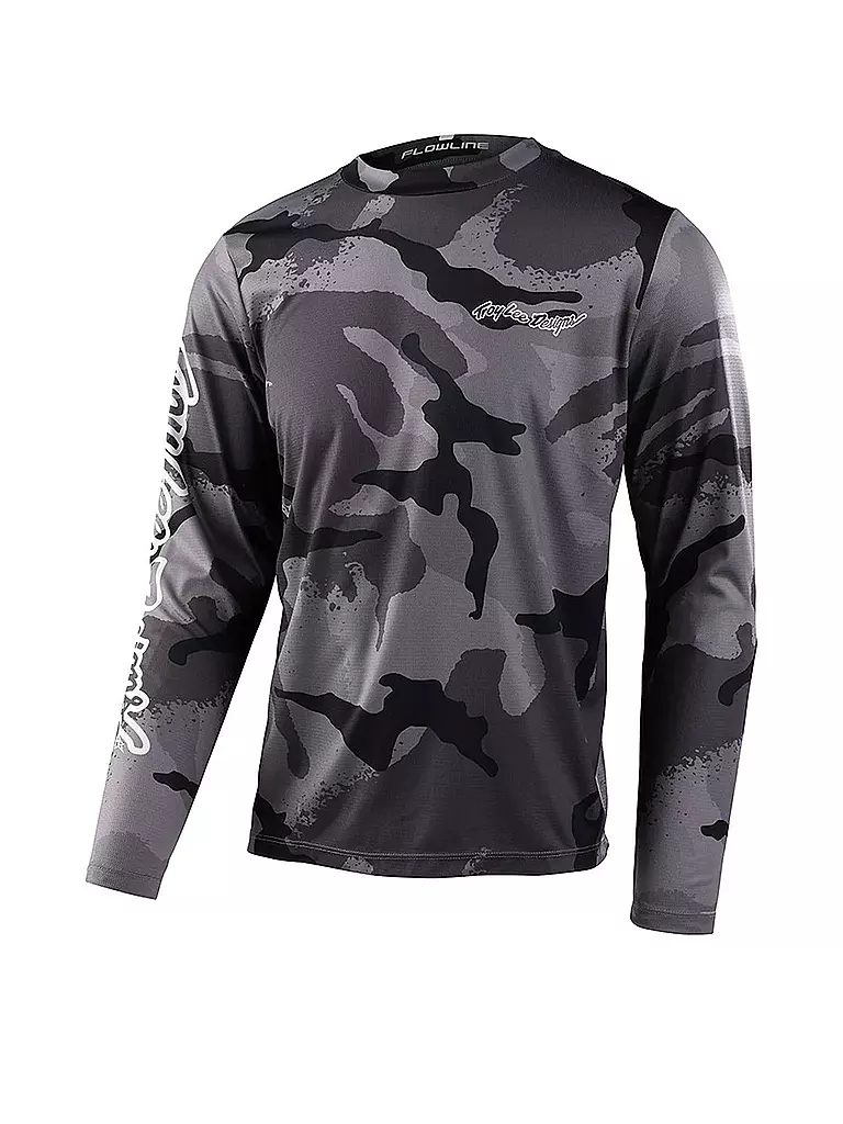 TROY LEE DESIGNS | Herren MTB-Shirt Flowline Cams Carbon LS | grau