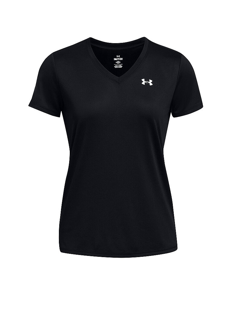 UNDER ARMOUR Damen Fitnessshirt UA Tech™ V-Neck schwarz | XS
