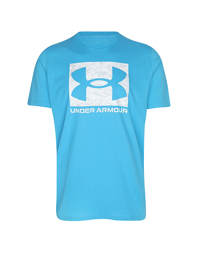 UNDER ARMOUR Herren T-Shirt UA ABC Camo Boxed Logo hellblau | M