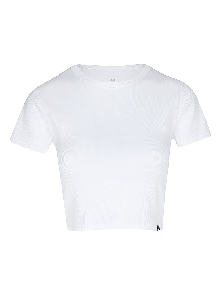 UNDER ARMOUR Damen T-Shirt UA Rival Rib Baby weiss | S