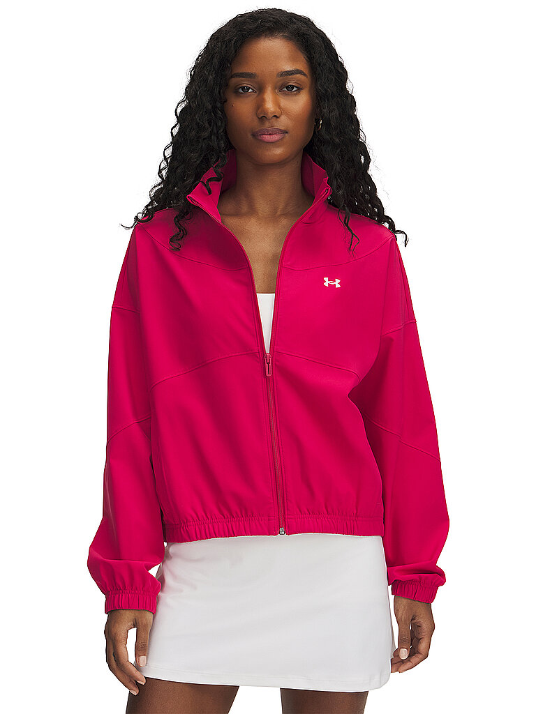 Under Armour Kapuzenjacke Rival Woven Beere