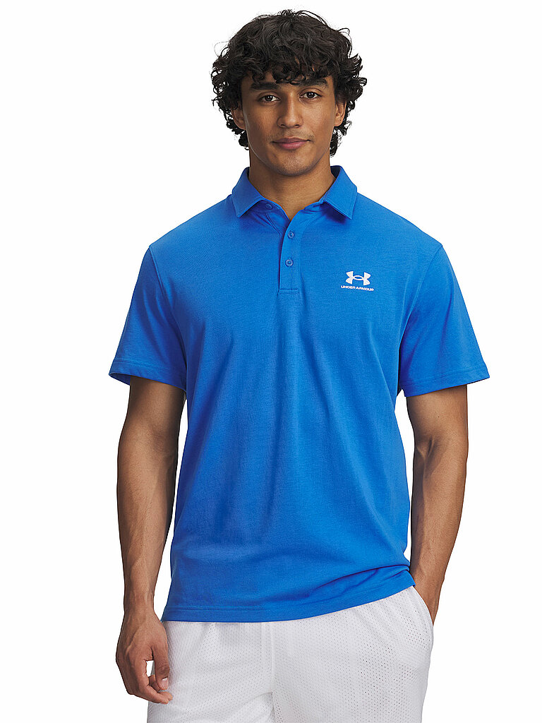 Under Armour Polo Shirt Icon Baumwolle Blau