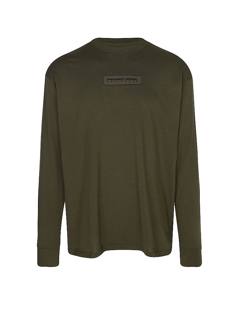 Under Armour Sweater UA The Rock LS Q4 ST Baumwolle-Polyester Olive