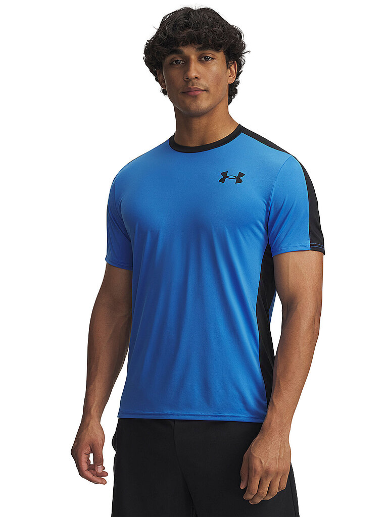Under Armour Fitnessshirt HeatGear Strick Blau