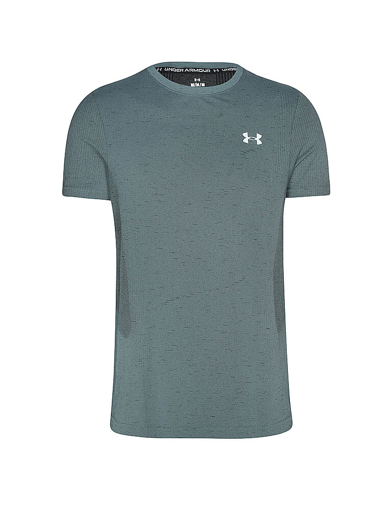 UNDER ARMOUR Herren Fitnessshirt UA Vanish Seamless petrol | S