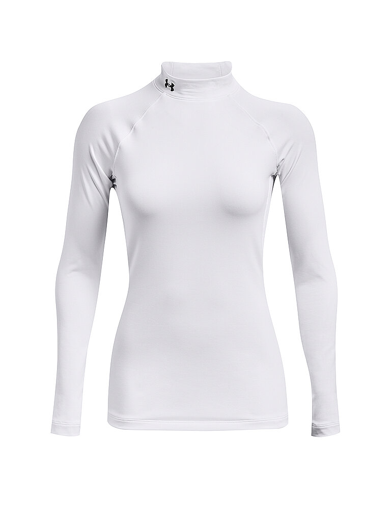 Under Armour Fitnessshirt Mockneck Dual Layer Weiss