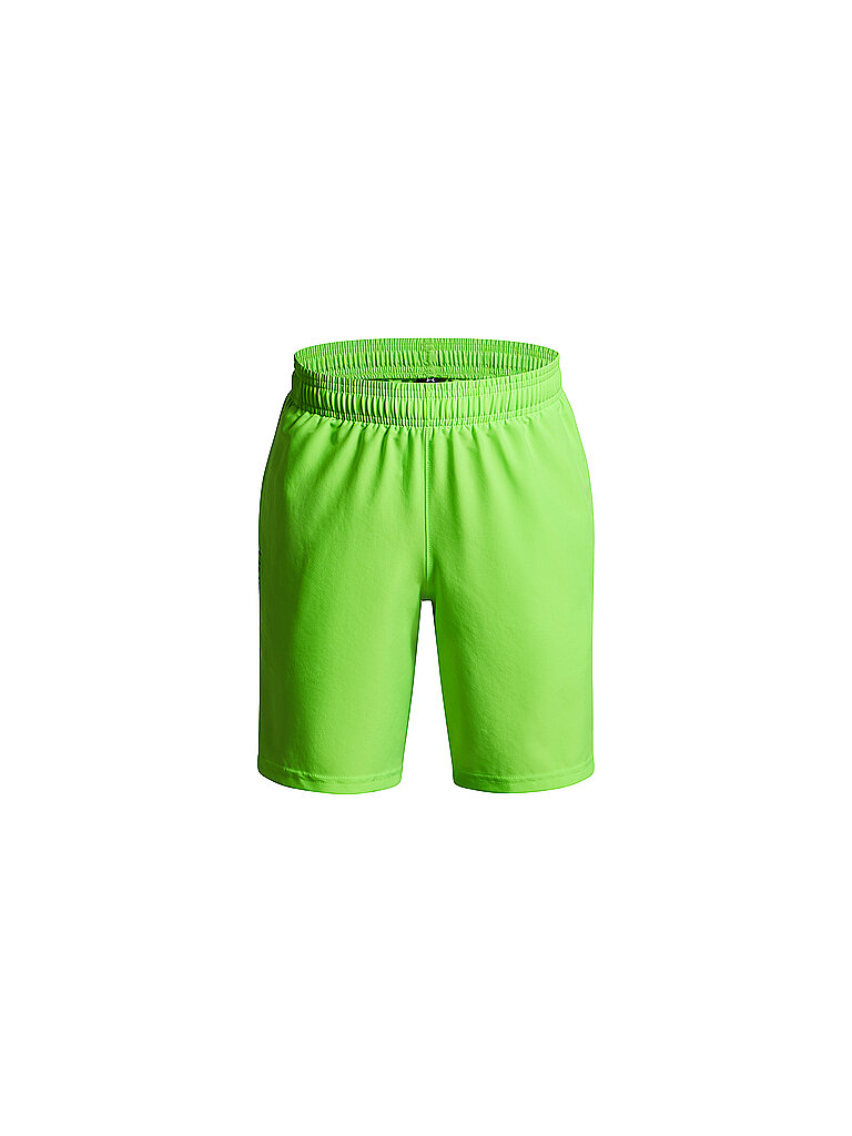 UNDER ARMOUR Kinder Fitnessshort UA gewebte Wdmk grün | 152-158