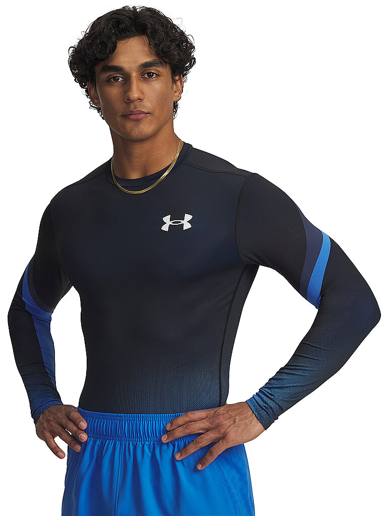 Under Armour Shirt HeatGear Kurzarm Schwarz