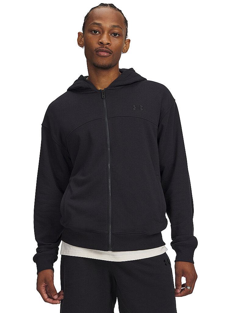 Under Armour Kapuzenjacke Lightweight French-Terry Schwarz
