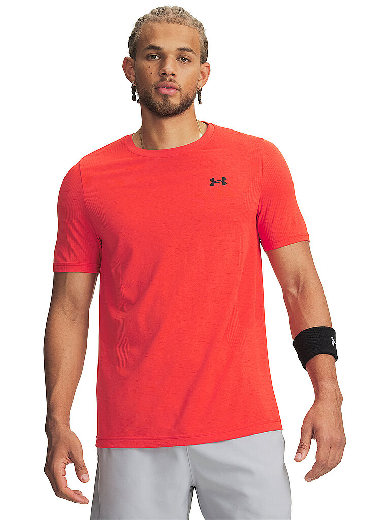 UNDER ARMOUR Herren Fitnessshirt UA Vanish Seamless rot | S