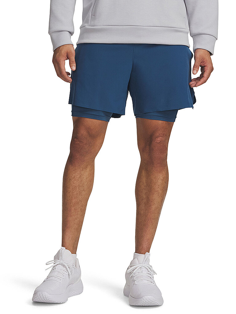 Under Armour Fitnessshort Seamless Mesh-Ventilation Vanish Elite Dunkelblau
