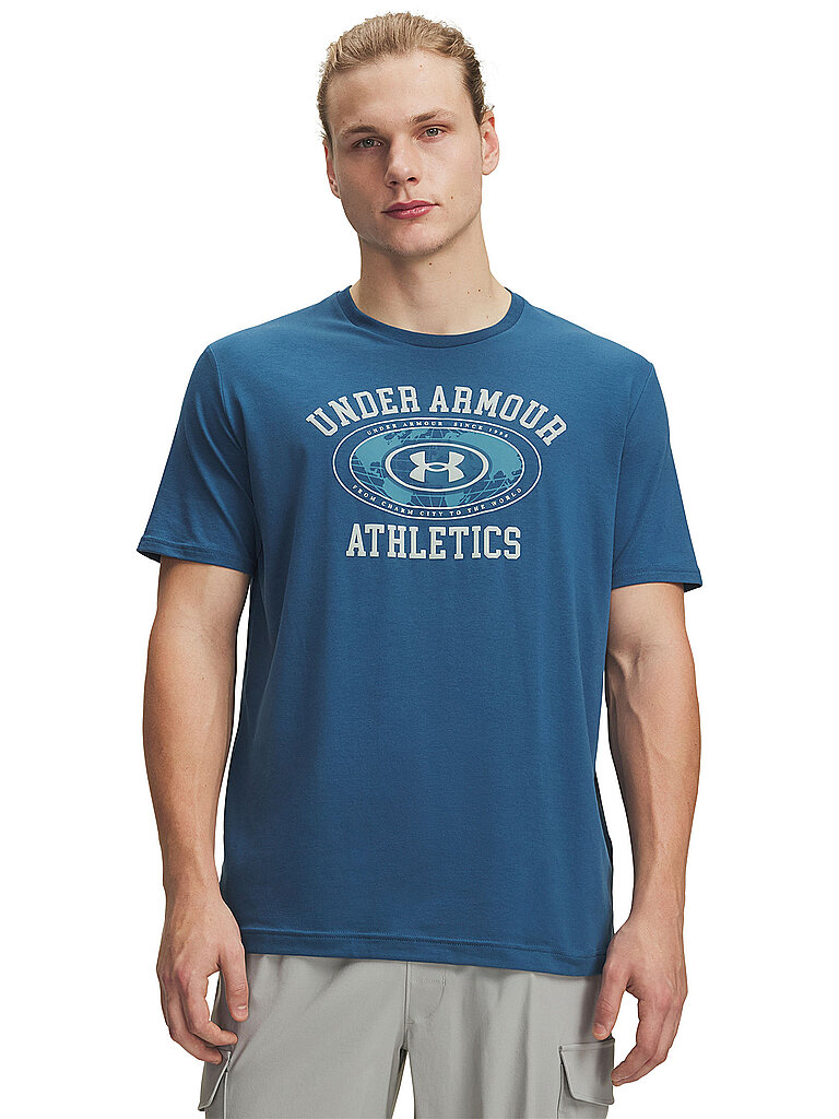 Under Armour Shirt UA Armour Globe Dunkelblau