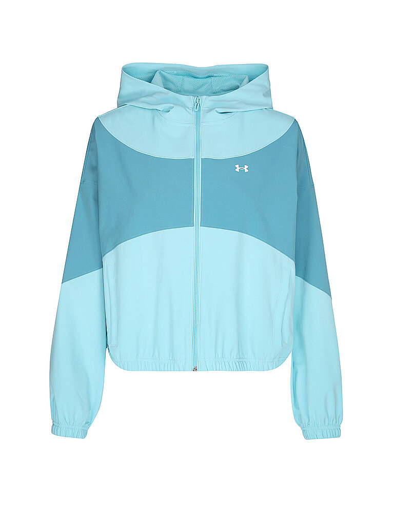 UNDER ARMOUR Damen Jacke UA Rival Woven hellblau | XS