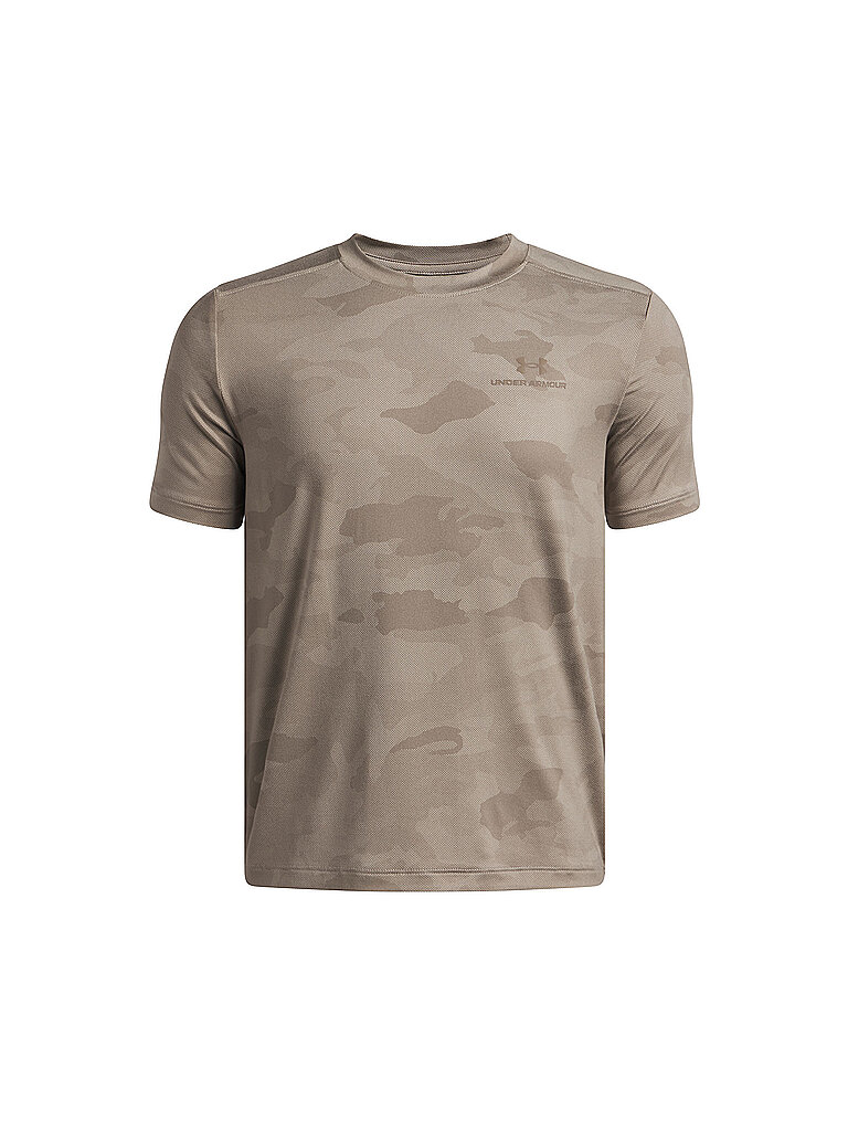 Under Armour Fitnessshirt Vanish Print Baumwolle Beige