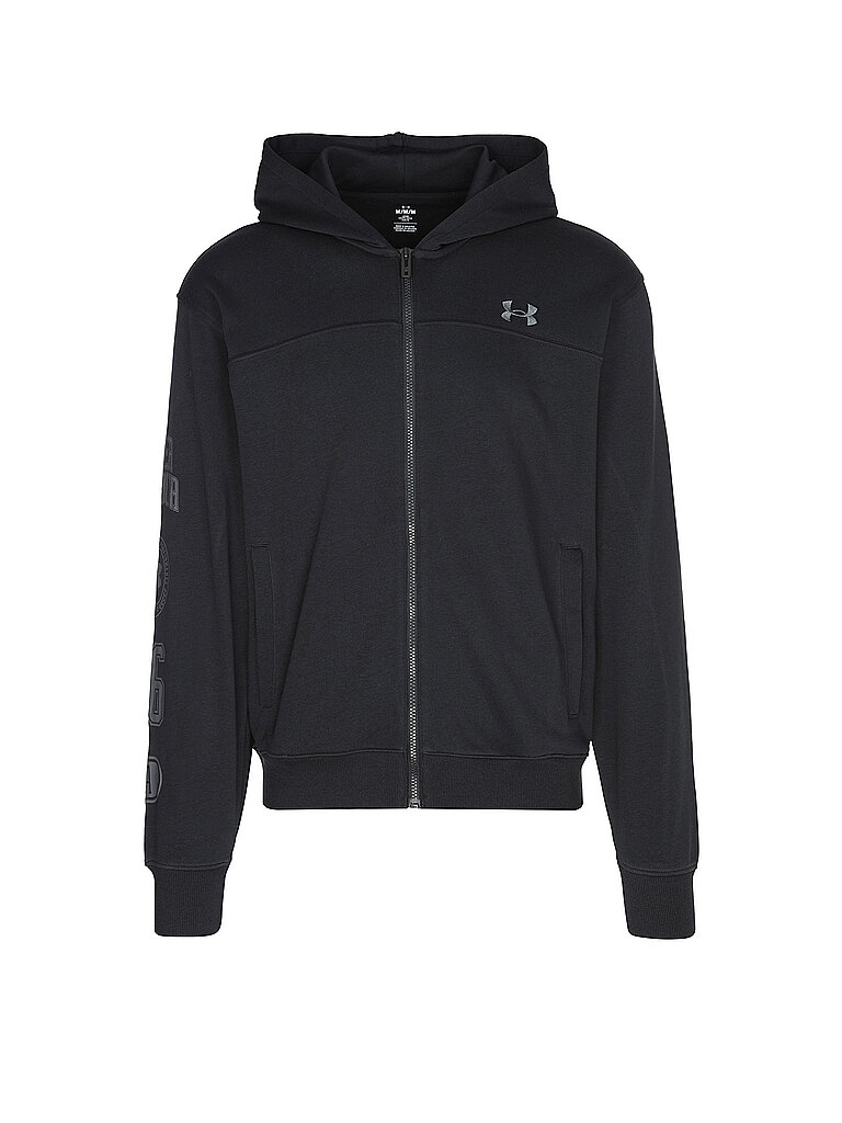 Under Armour Kapuzenjacke Rival Graphic Baumwolle-Polyester Schwarz