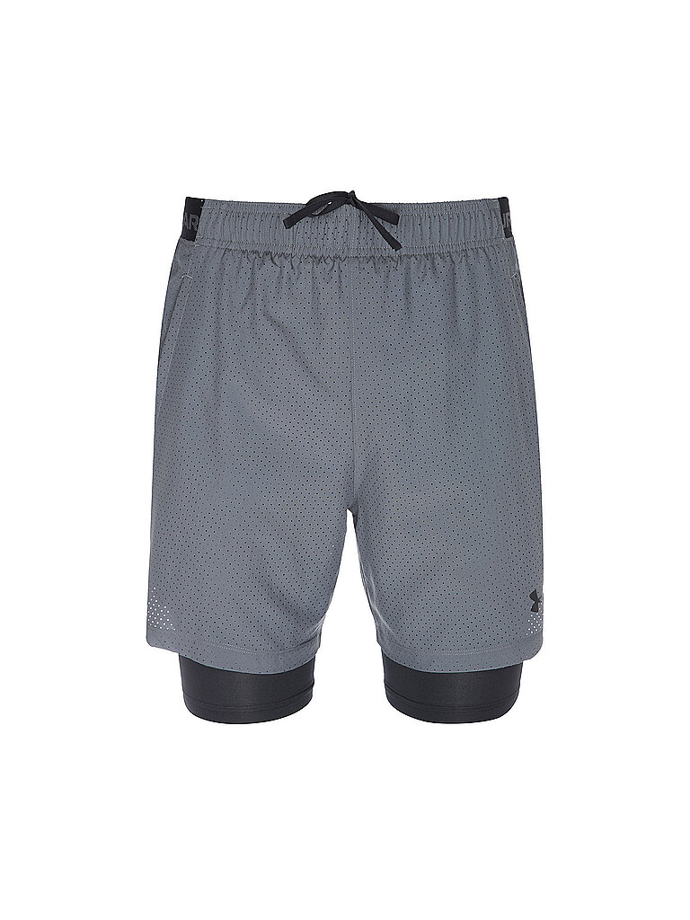 UNDER ARMOUR Herren Fitnessshort UA Vanish Woven 2.0 2in1 grau | M