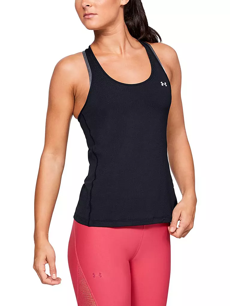 UNDER ARMOUR | Damen Fitness-Tanktop HeatGear® Armour  | schwarz