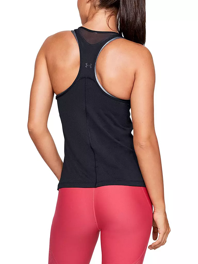 UNDER ARMOUR | Damen Fitness-Tanktop HeatGear® Armour  | schwarz