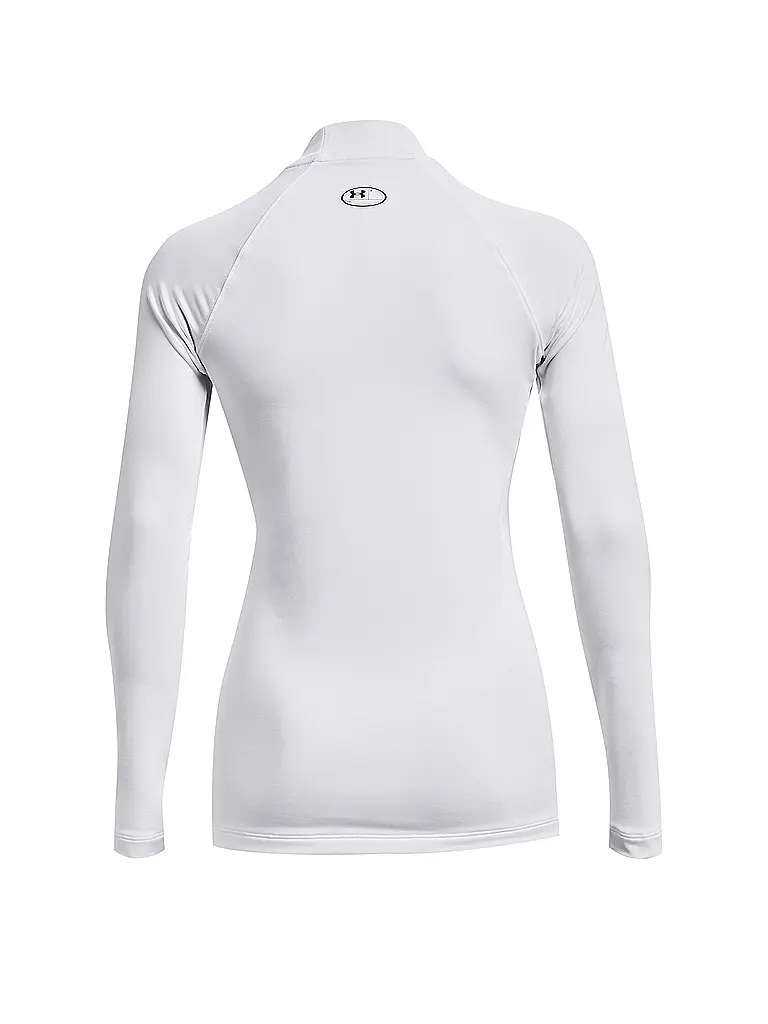 UNDER ARMOUR | Damen Fitnessshirt ColdGear®  Authentics Mockneck | weiss