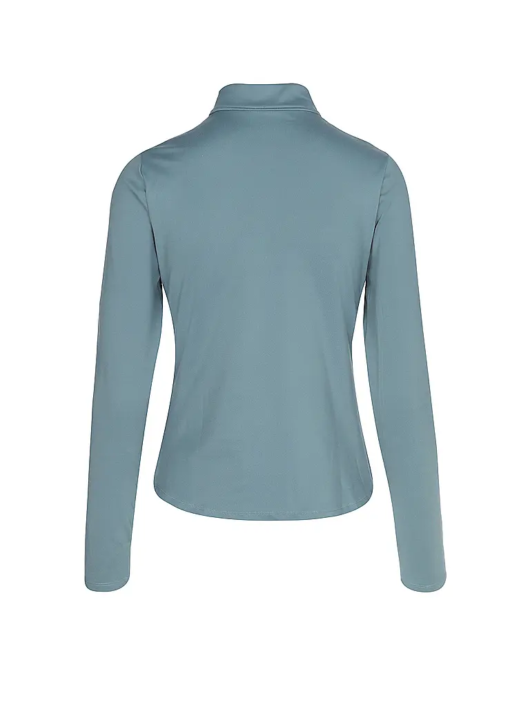 UNDER ARMOUR | Damen Fitnessshirt UA Motion mit ½-Zip | petrol