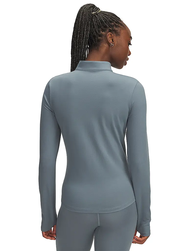 UNDER ARMOUR | Damen Fitnessshirt UA Motion mit ½-Zip | petrol
