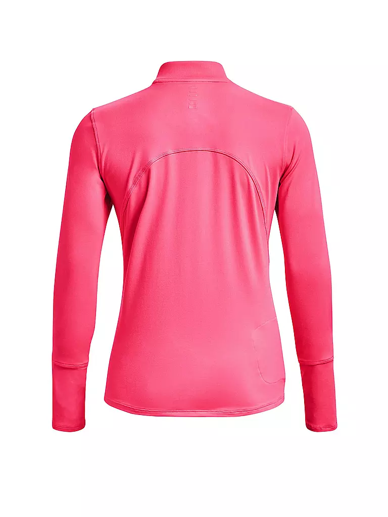 UNDER ARMOUR | Damen Fitnessshirt UA Qualifier Run 2.0 Half Zip | pink