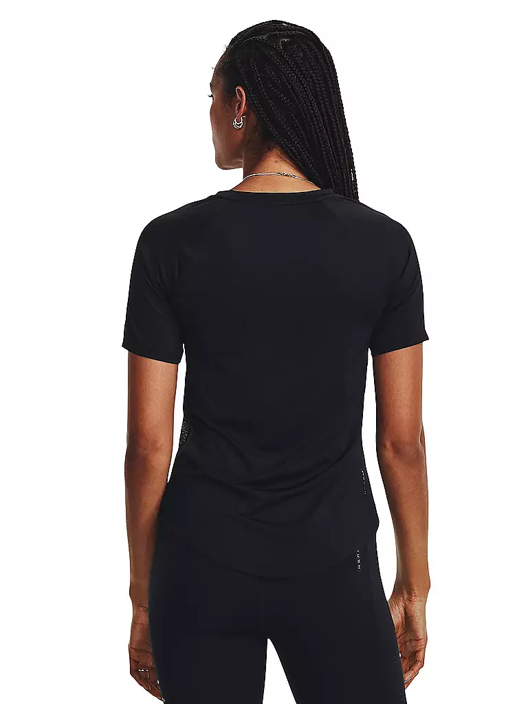 UNDER ARMOUR | Damen Fitnessshirt UA RUSH™ Mesh | schwarz