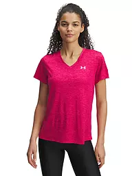 UNDER ARMOUR | Damen Fitnessshirt UA Tech™ Twist  | beere