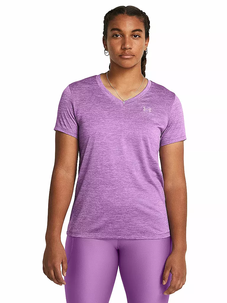 UNDER ARMOUR | Damen Fitnessshirt UA Tech™ Twist  | lila