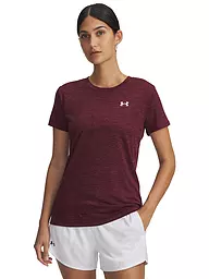 UNDER ARMOUR | Damen Fitnessshirt UA Tech™ Twist | dunkelrot