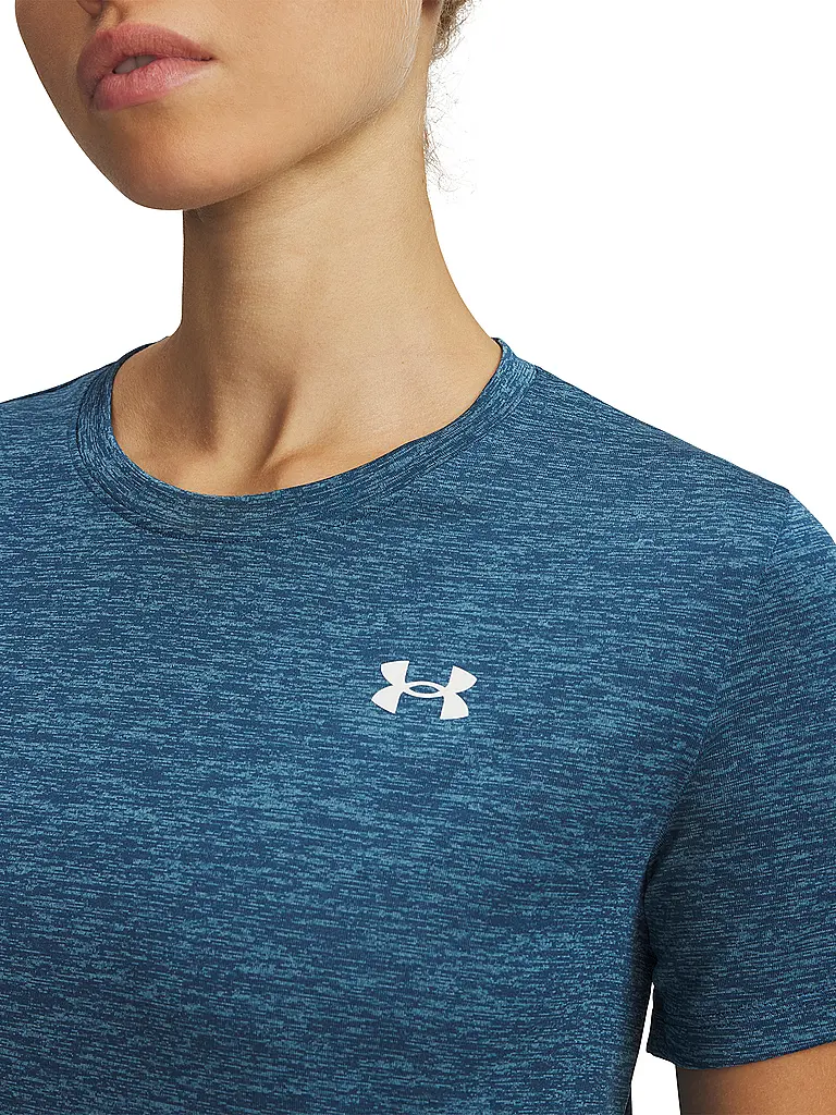 UNDER ARMOUR | Damen Fitnessshirt UA Tech™ Twist | Dunkelblau