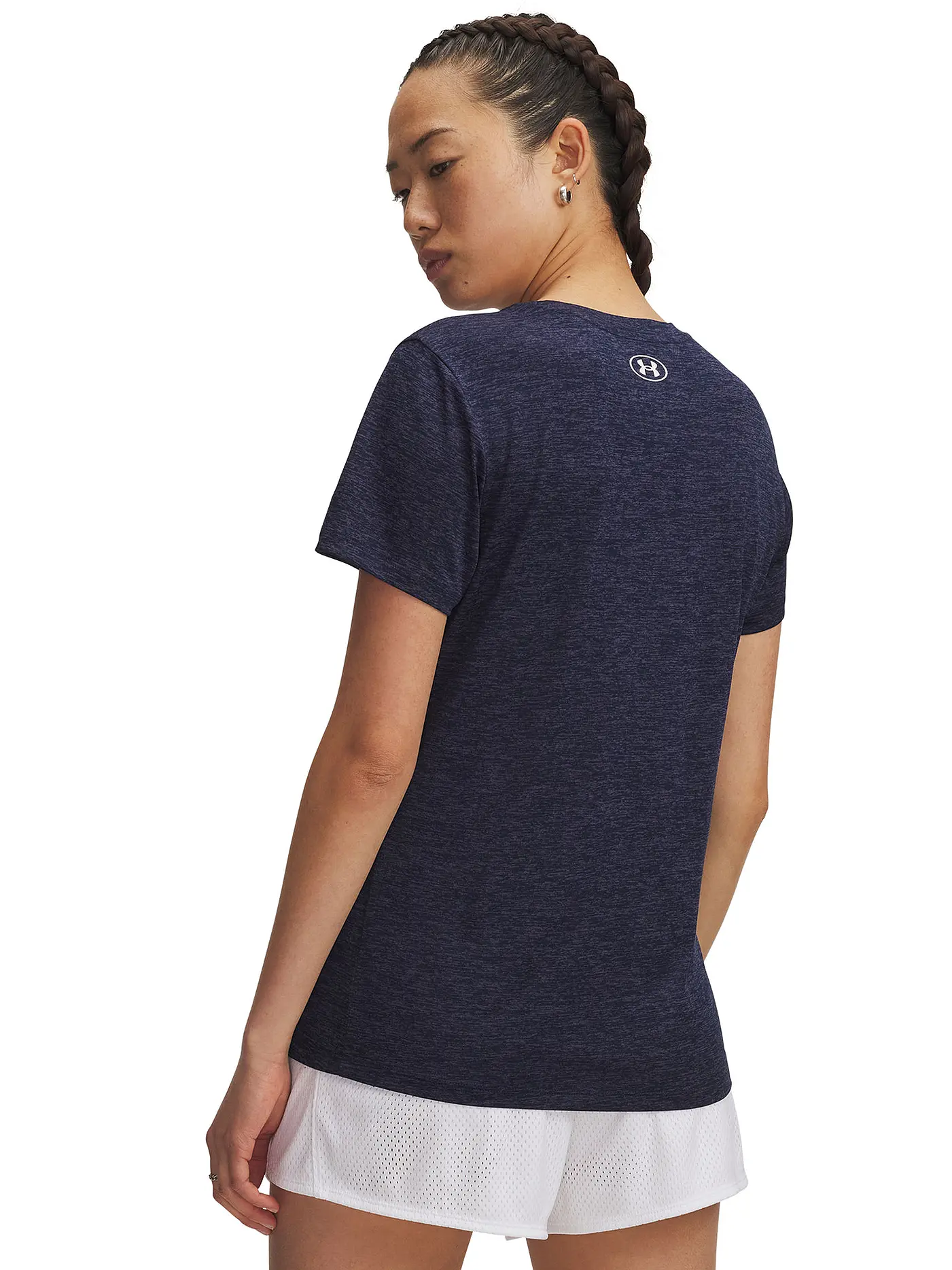 UNDER ARMOUR | Damen Fitnessshirt UA Tech™ Twist | dunkelblau