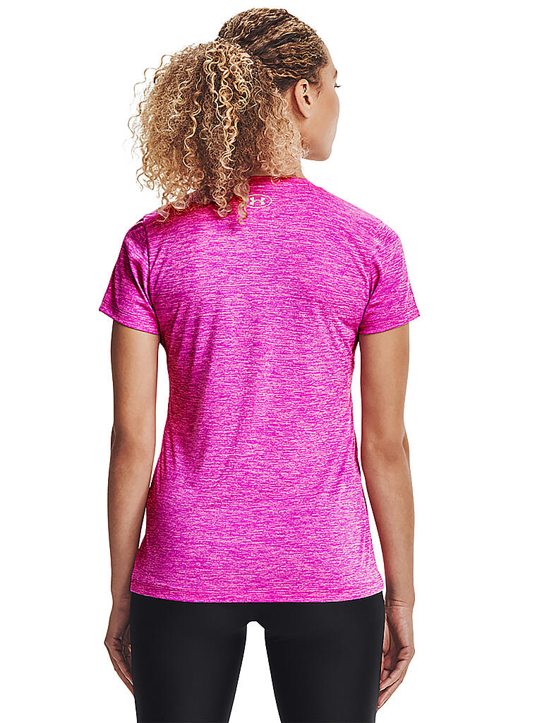 UNDER ARMOUR | Damen Fitnessshirt UA Twist Tech™ | pink