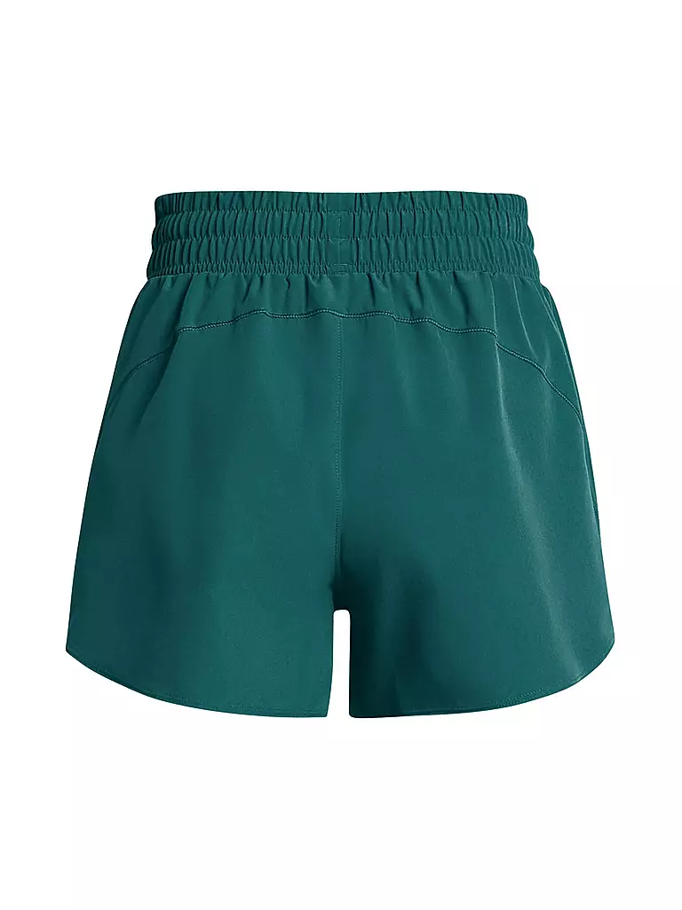 UNDER ARMOUR | Damen Fitnessshort UA Flex Woven 8cm | petrol