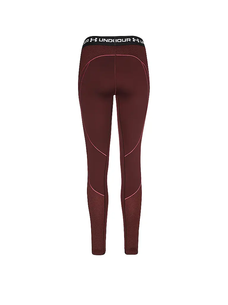UNDER ARMOUR | Damen Fitnesstight ColdGear® | dunkelrot