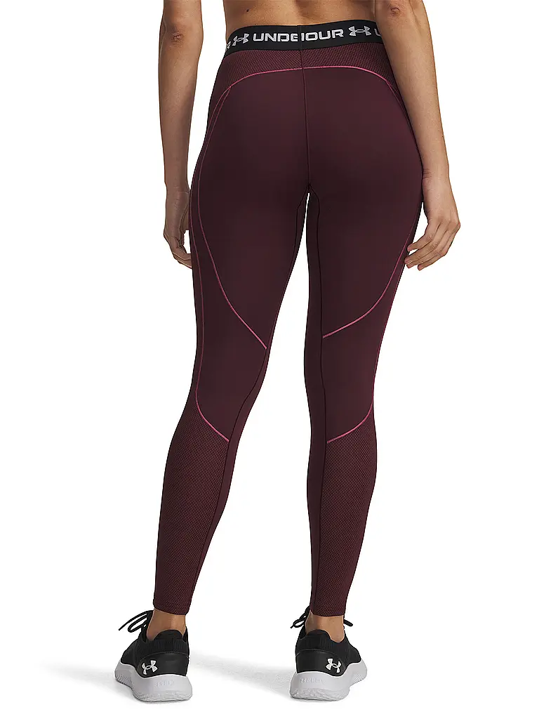 UNDER ARMOUR | Damen Fitnesstight ColdGear® | dunkelrot