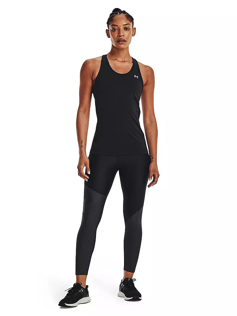 UNDER ARMOUR | Damen Fitnesstight HeatGear® Ankle | schwarz