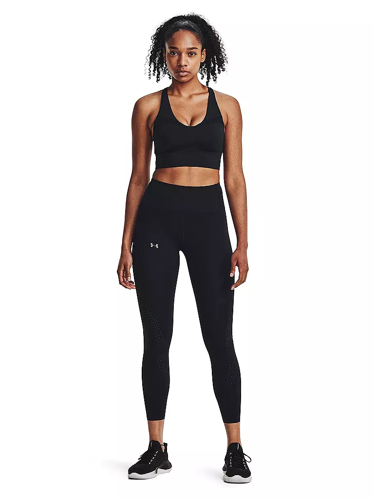 UNDER ARMOUR | Damen Fitnesstight UA RUSH™ SmartForm Ankle | schwarz