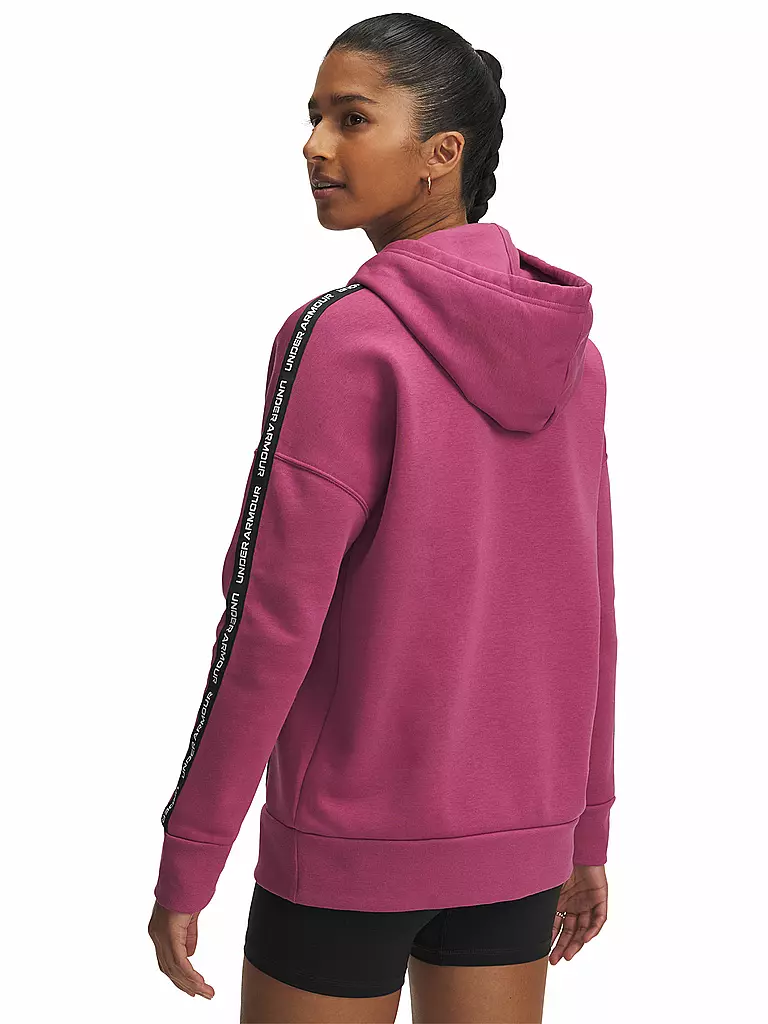 UNDER ARMOUR | Damen Hoodie UA Icon Fleece Taped | beere
