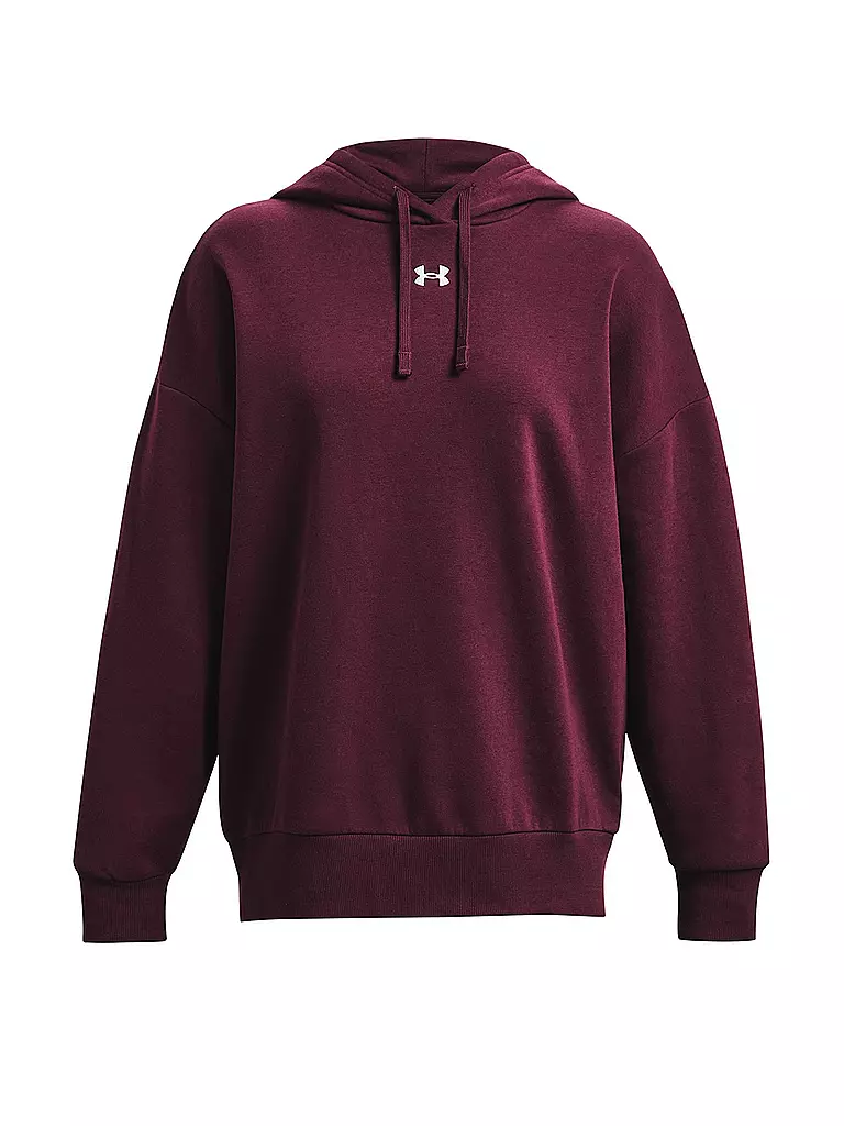 UNDER ARMOUR | Damen Hoodie UA Rival Fleece Oversized  | dunkelrot