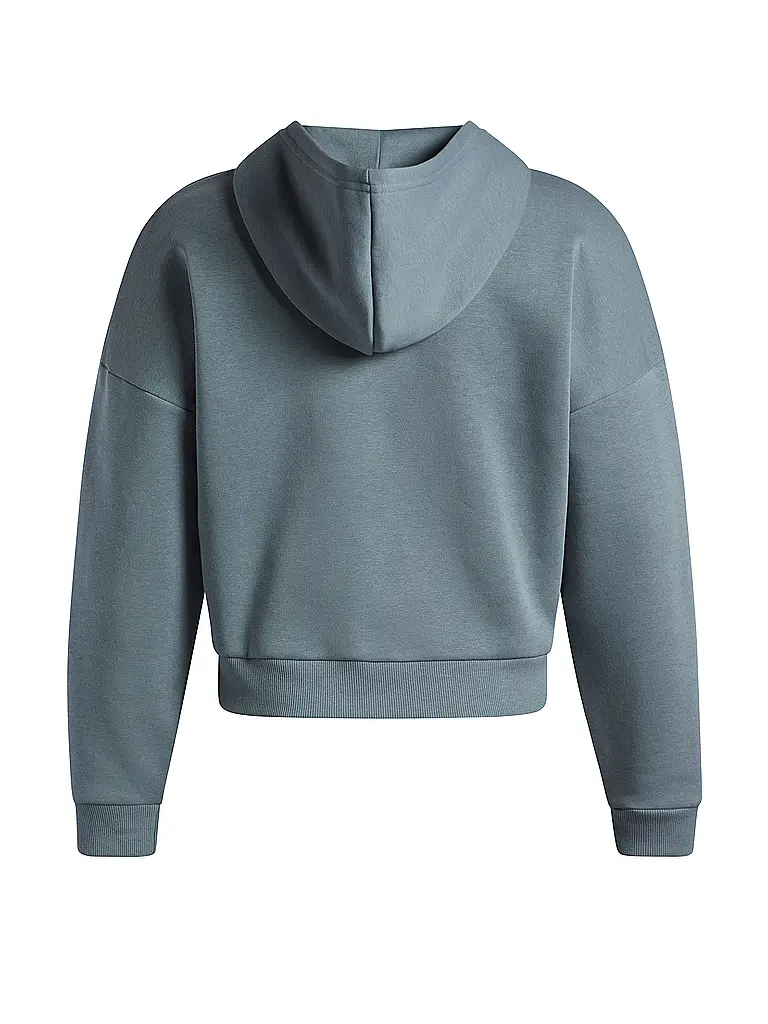 UNDER ARMOUR | Damen Hoodie UA Rival Fleece Piped | petrol