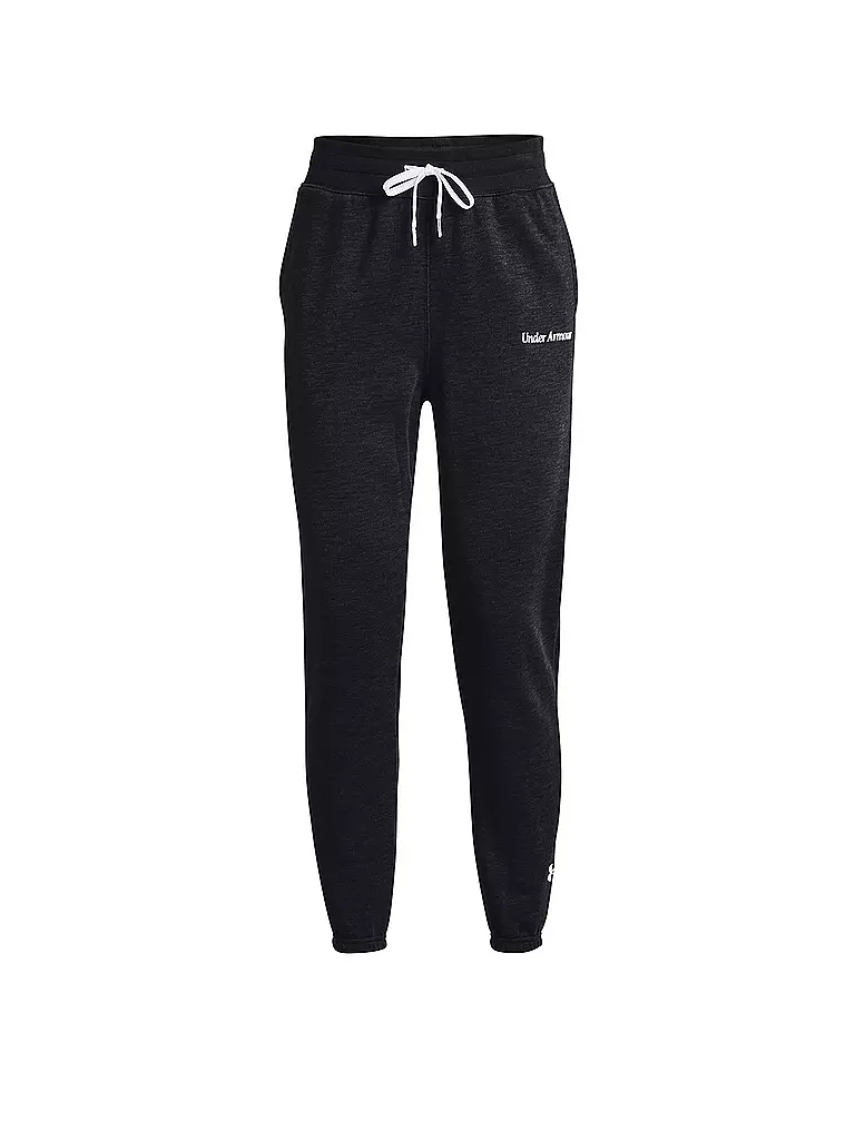 UNDER ARMOUR Damen Jogginghose UA Recovery Fleece mit Schriftzug grau